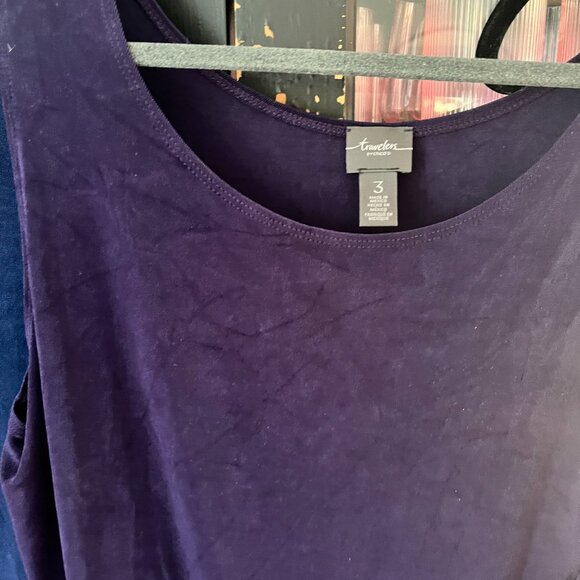 3 Chico's Tank Tops  - Blue - Purple and Silver - Picture 5 of 14